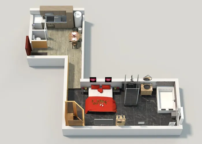 Le Qube Romantique By Prestige Living - Sauna & Balneo 2 Places - Montdidier (Somme)